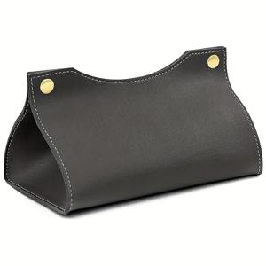 맞춤형 고급 가죽 티슈 케이스 가정용 크리에이티브 거실 수납 차량용 티슈 케이스 수납 가방 냅킨 케이스