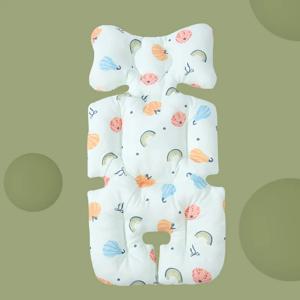 유니버설 베이비 유모차 쿠션, 유모차, 유아용 의자 및 보행기용 부드러운 면 시트 패드, 사계절용