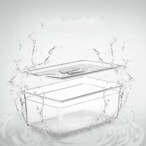 2가지 크기(6L 또는 11L)의 수비드 쿠커 용기, 이머전 서큘레이터 수비드 머신용, 식품 등급 PC 소재