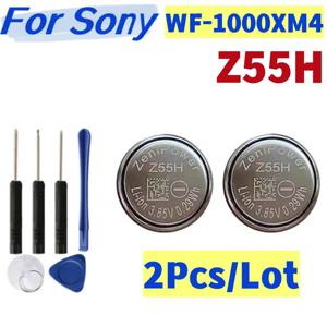 2 개/몫 새로운 Z55H ZeniPower 교체 CP1254 1254 소니 WF-1000XM4 XM4 블루투스 헤드셋 배터리 3.85V 75mAh Z55H