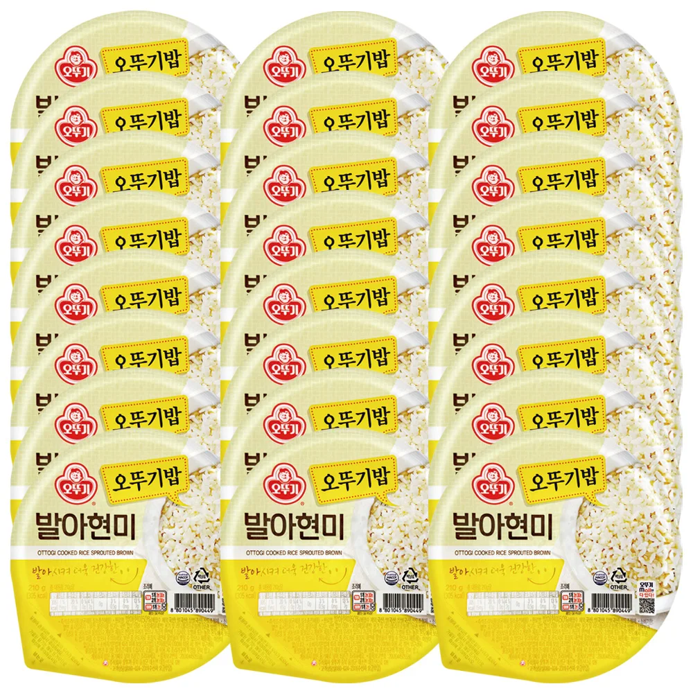 맛있는 오뚜기밥 발아현미 210g 24개 즉석밥
