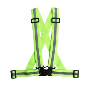 조정 가능한 조끼 안전 높은 가시성 보안 조끼 트래픽 야간 야외 달리기 사이클링 스포츠