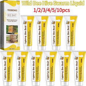 60ML 꿀벌 미끼 꿀벌 군집 지휘관 루어 미끼 꿀벌 케이지 트랩 키트 양봉 도구 양봉 야생 꿀벌 둥지 군집 액체