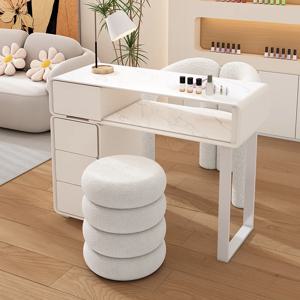 전문 크림 매니큐어 테이블 북유럽 글래머 트렌디 럭셔리 네일 테이블 클래식 현대 메사 드 매니큐어 살롱 가구