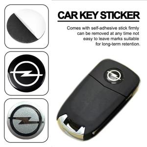 오펠 아스트라 안타라에 적합한 14mm 알루미늄 자동차 리모컨 키 엠블럼 라디오 버튼 스티커 ‌ 자피라 ‌ 록스 모카에 코르사 인시그니아 비바로