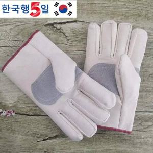 캔버스 장갑 내마모성 용접공 유지보수 캔버스 장갑 이중 두꺼운 보호 작업 보호 장갑 캔버스 장갑
