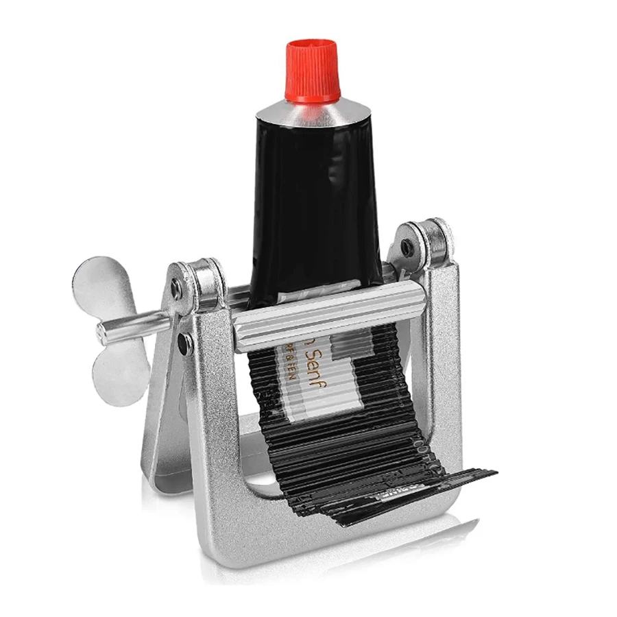 금속 치약 튜브 압착기-대형 다기능 튜브 압착 롤러 디스펜서 (헤어 컬러 염색약, 페인트 튜브, 디스펜서 도구용)