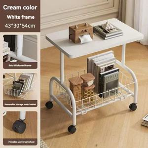이동식 커피 테이블, 2단 수납장, 엣지 테이블, 거실 소파, 사무실 침대 코너, 티 테이블, 미니 수납랙
