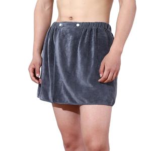 남성용 섹시한 반바지 목욕 가운 목욕 수건 부드러운 옆면 오픈 잠옷 수건 두꺼운 수영 부드러운 해변 샤워 퀼로트 18+ 성인 잠옷