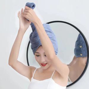 여성용 빠른 건조 헤어 모자, 초흡수성 부드러운 욕실 머리 수건, 여아용 귀여운 헤어 타월, 헤어 드라이 랩 보닛, 1 개
