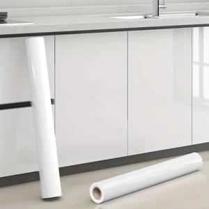 진주 흰색 DIY 장식 필름 PVC 자기 접착제 벽 종이 가구 혁신 스티커 주방 캐비닛 방수 벽지