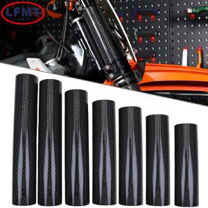 탄소 섬유 프론트 포크 가드 랩 커버, KTM SHERCO 베타 가와사키 스즈키 혼다 야마하 모토크로스 범용 부품, 160mm-270mm