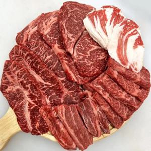 1등급 한우 소고기 5종 (등심, 차돌박이, 부채살, 업진살,살치살, 모둠)