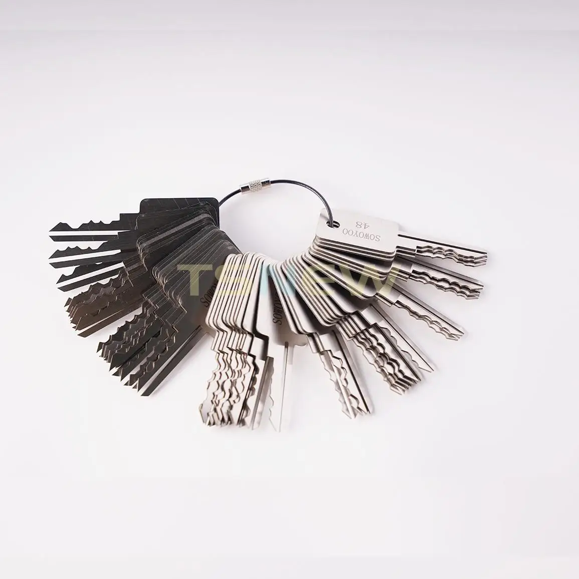 고품질 48개 V2.0 핀 텀블러 잠금 키트 전문 자물쇠 제조공 용품 하드웨어 빠른 해제 도구