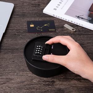 비밀 수납 공간이 있는 키 잠금 상자 1개, 휴대용 대용량 잠금 상자, 가정 및 사무실용 비밀번호 잠금 상자