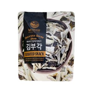 시원밥상 바삭한 김부각 55g 건강한 간식 과자 안주 반찬