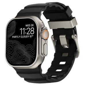 애플워치 울트라 3 2 49mm 스트랩 46mm 45mm 44mm용 트레일 실리콘 밴드, iWatch 시리즈 11 10 울트라 9 8 7 6 SE3용 스포츠 팔찌