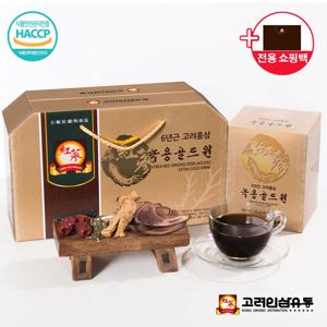 고려인삼유통 6년근 고려홍삼 녹용골드원 70ml 30포, 1개