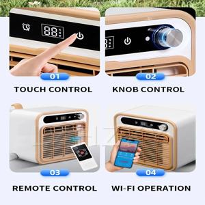 새로운 분리형 이동식 에어컨, 휴대용 설치 불필요 캠핑 텐트 에어컨, 주차 에어컨