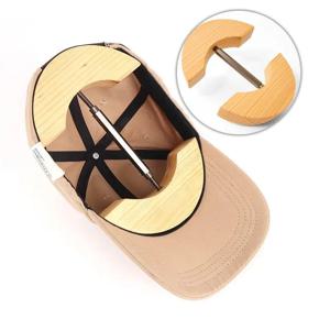 조절 가능한 나무 모자 스트레쳐 캡 모양 유지기 프리미엄 페도라 모자 보관대 카우보이 야구 모자 홀더