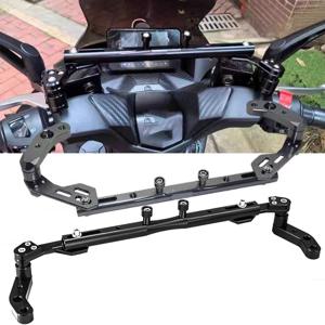 유니버설 모터사이클 크로스 바 밸런스 바 다각도 조절 마운팅 확장 브래킷 다목적 PCX/ADV/Nmax/Xmax용