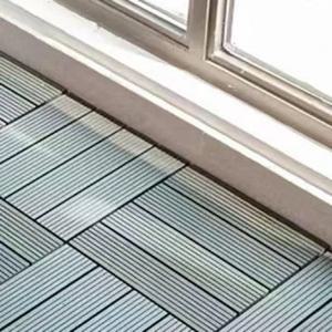 헤비 듀티 재활용 가능 목재 플라스틱 DIY 인터로킹 데크 타일 방수 실내외 바닥재