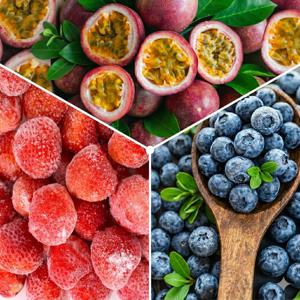 [한정수량 대기업 납품물량 재고정리] 냉딸기 & 블루베리 & 패션후르츠