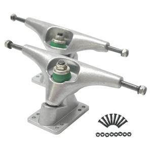 6.25in Surfskate 브리지 스케이트 보드 트럭 서핑 브리지 실버 싱글 보드 트럭 스케이트 보드 브리지 알루미늄 합금 트럭