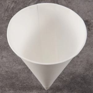 SLQZT 백서 콘 컵, 스노우 콘 컵, 코팅 누출 방지 콘 종이컵, 면도 얼음, 물 200Pcs