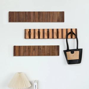 단단한 나무 옷 걸이, 침실 피팅룸, 벽걸이 아기 침대 옷걸이, 창의적인 피아노 건반 모양, 가정용 옷걸이