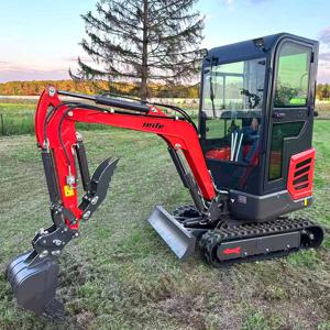 중국 공장 가격 가정용 정원 1.8톤 소형 굴삭기 농장용 풀 하이드로릭 굴삭기 미니 굴삭기 맞춤형 미니 굴삭기