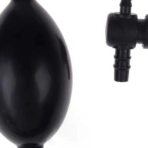검정 고무 혈압계 조절 가능한 펌프 벌브 밸브 액세서리