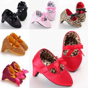 아기 여자아이 첫 공주 구두 파티 리본 부드러운 밑창 봄 가을 유아 드레스업 신발