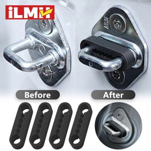 실리콘 자동차 도어락 커버 패드, 범용 방진 충격 흡수 방음 댐퍼, 자동차 도어 래치 스크래치 방지