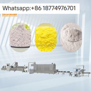 아침식사 영양 파우더 시리얼 식사대용 죽 생산 라인 장비 식품 가공용 모터 (밍벤 브랜드)