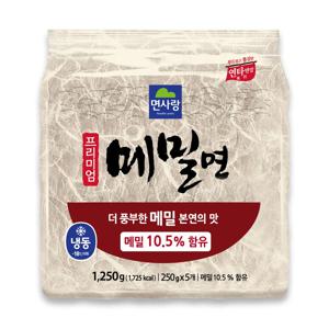 면사랑 프리미엄 메밀면 1.25kg(250gx5개)