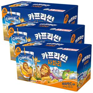 카프리썬사파리200ml×30개 과즙음료 과일 주스 쥬스