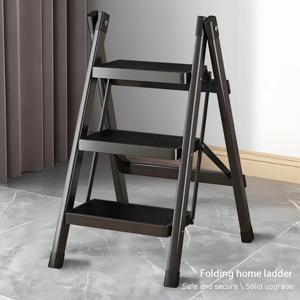 가정용 사다리 접이식 텔레스코픽 경량 3/4 단계 사다리 의자 다기능 헤링본 사다리 계단 등산 사다리