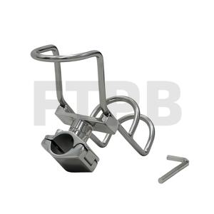 316 스테인리스 스틸 낚싯대 거치대 브래킷 지지대 폴 클램프 보트 하드웨어 해양 보트 액세서리 두꺼운 재질