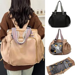 스포츠 다목적 배낭 체육관 요가 피트니스 가방 대형 Drawstring 핸드백 어깨 여성 토트 야외 쇼핑 배낭 엄마 가방