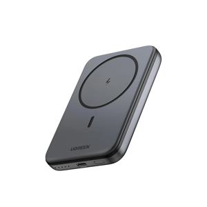 유그린 마그네틱 파워 뱅크 10,000mAh 무선 휴대용 충전기 PD 20W 고속 충전 배터리 팩 USB-C 포함