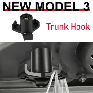 테슬라 모델 3 트렁크 식료품 가방 걸이 후면 트렁크 걸이 정리함 모델 3 하이랜드 인테리어 액세서리 쇼핑백 ABS 행거