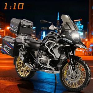 1:10 R1250 GS ADV 합금 다이캐스트 오토바이 모델 장난감 차량 컬렉션 오프로드 오토사이클 장난감 자동차 선물
