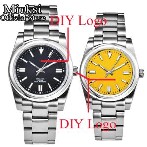 Miuksi NH35 DIY 맞춤형 36mm 39mm 기계식 시계 NH35 미요타 8215 무브먼트 자동 사파이어 방수 손목시계