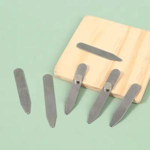 6개의 새로운 스테인리스 스틸 칼라 스테이, 박스형 자석식 셔츠 본 스티프너 인서트, 비즈니스맨용 칼라 지지판