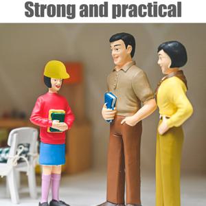 창의적인 안전 어린이 PU 안전모 현실적인 건설 의상 파티 선물 코스프레 유아 안전 부모-자녀