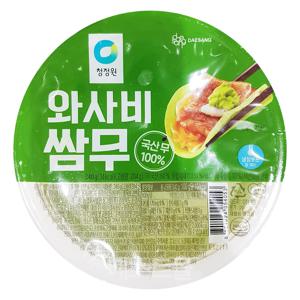 대상 청정원 와사비쌈무 340g