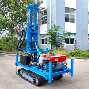 맞춤형 신뢰성 높은 크롤러 드릴 22마력 디젤 200m 깊이 수원 시추 장비