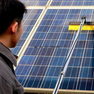 물 사용량이 적은 5400mm 3.5m 길이의 태양광 패널 청소 브러시가 있는 물 청소기 태양광 패널 청소 기계