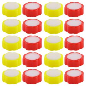 사무실용 손가락 보습제 20개 꽃 모양 스펀지 돈 계산용 습윤 도구 문서 밀봉 봉투 금융부서용